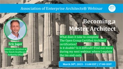 Media: webinar 'Becoming a Master Architect'