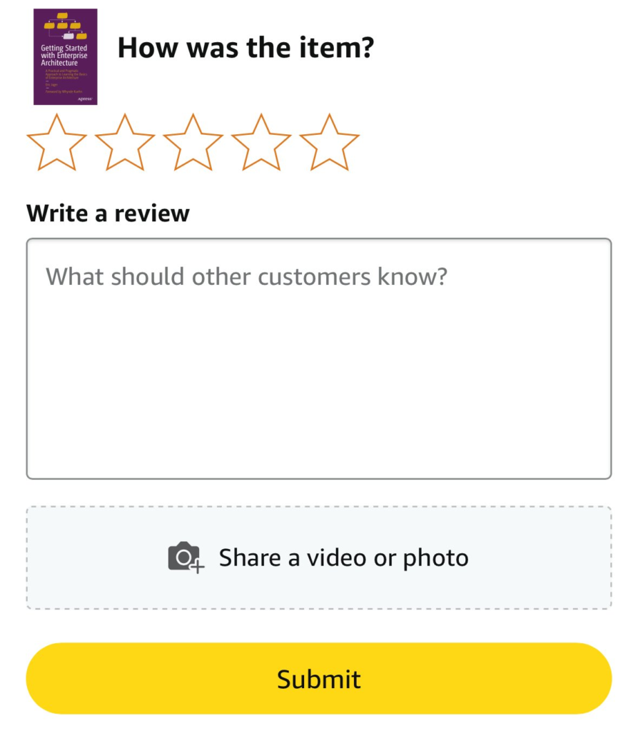 Amazon review